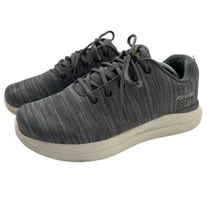 FitVille Shoes Mens Size 12 EW ArchPower FlyWave Running Walking Gray